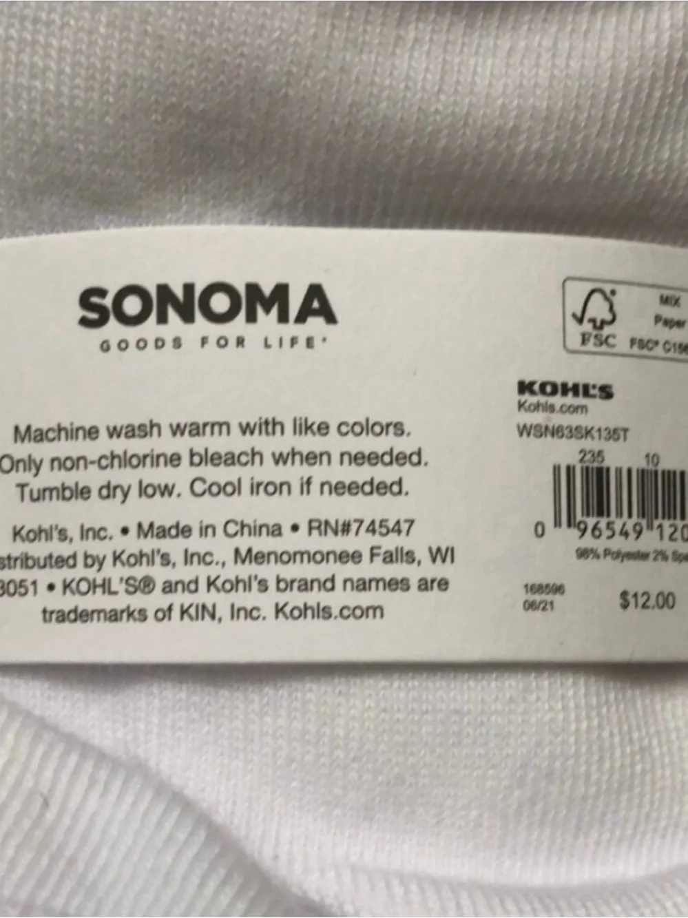 New Sonoma Socks Bundle 2 Packs Women 10 Pair Each No Show Socks;Solid & Striped